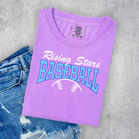 Rising Stars BASEBALL (Neon Violet)T-shirt