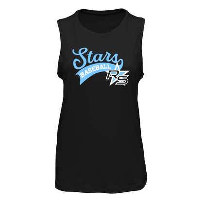Rising Stars Swoosh (Black) Tank Top