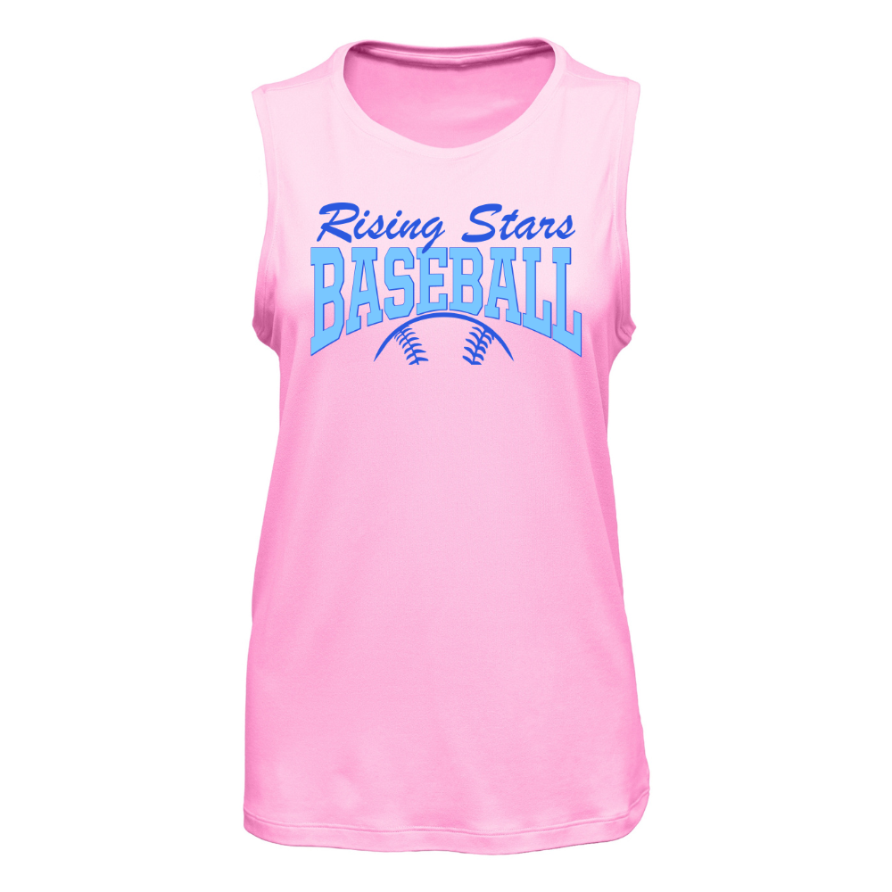 Rising Stars BASEBALL (Pink) Tank Top
