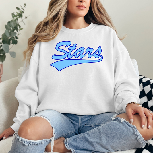 Stars Swoosh (White) Sweatshirt