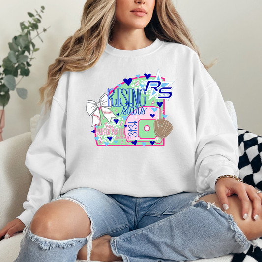 RS Bow (White) Sweatshirt